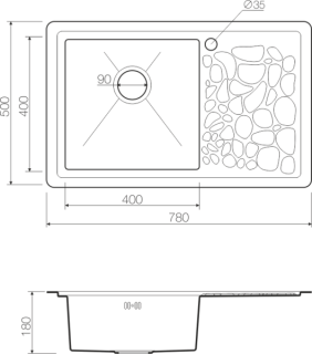Мойка кухонная Omoikiri Takatsu нат. медь/натуральная медь